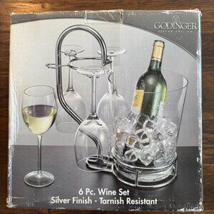 Vintage Godinger 6PC Wine Set